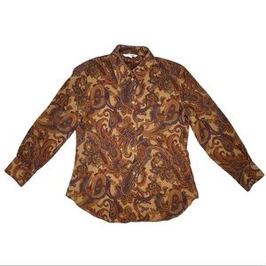 Loro Piana Paisley Silk Shirt